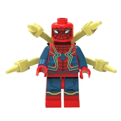 Eisen Spiderman LEGO Minifigur 3D Modell STL Datei