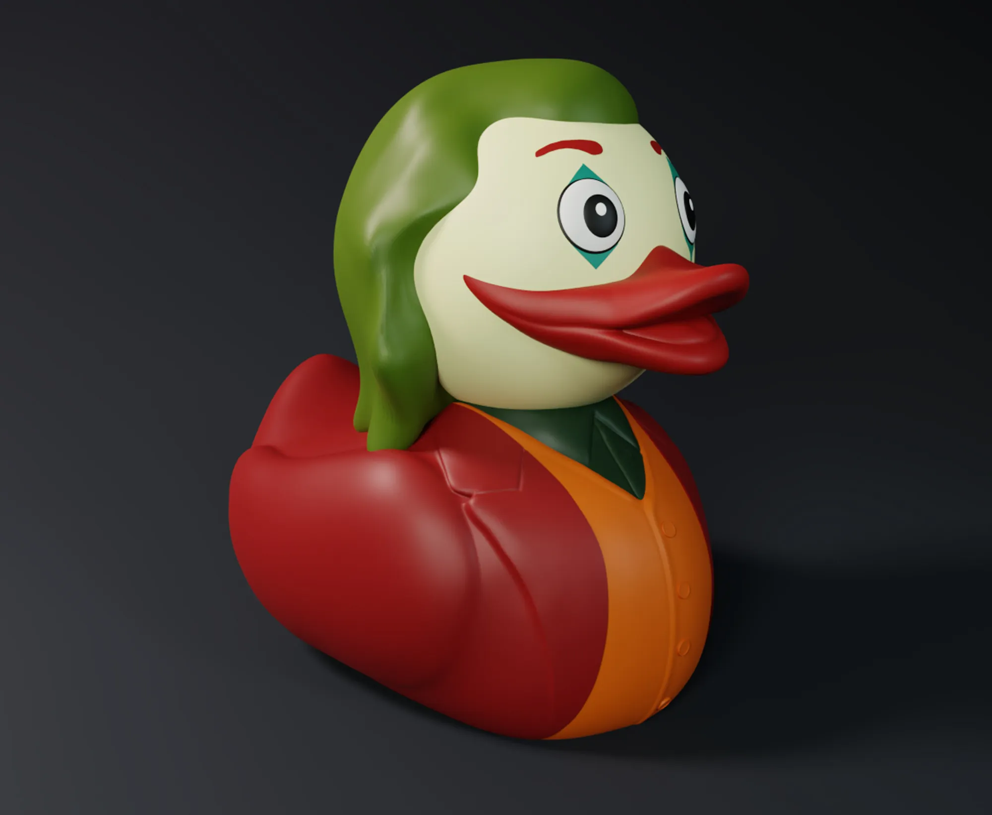 Cute The Joker Rubber Duck 3D models download Creality Cloud