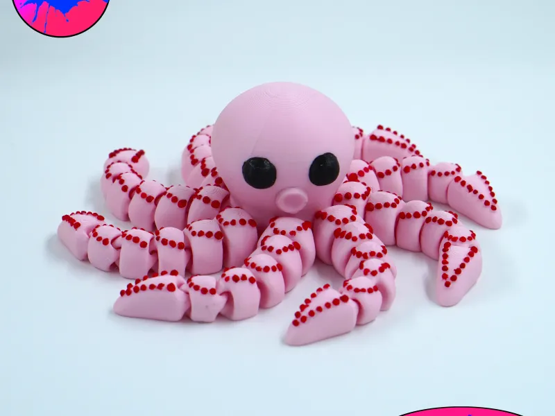 Niedlicher Flexi-Oktopus