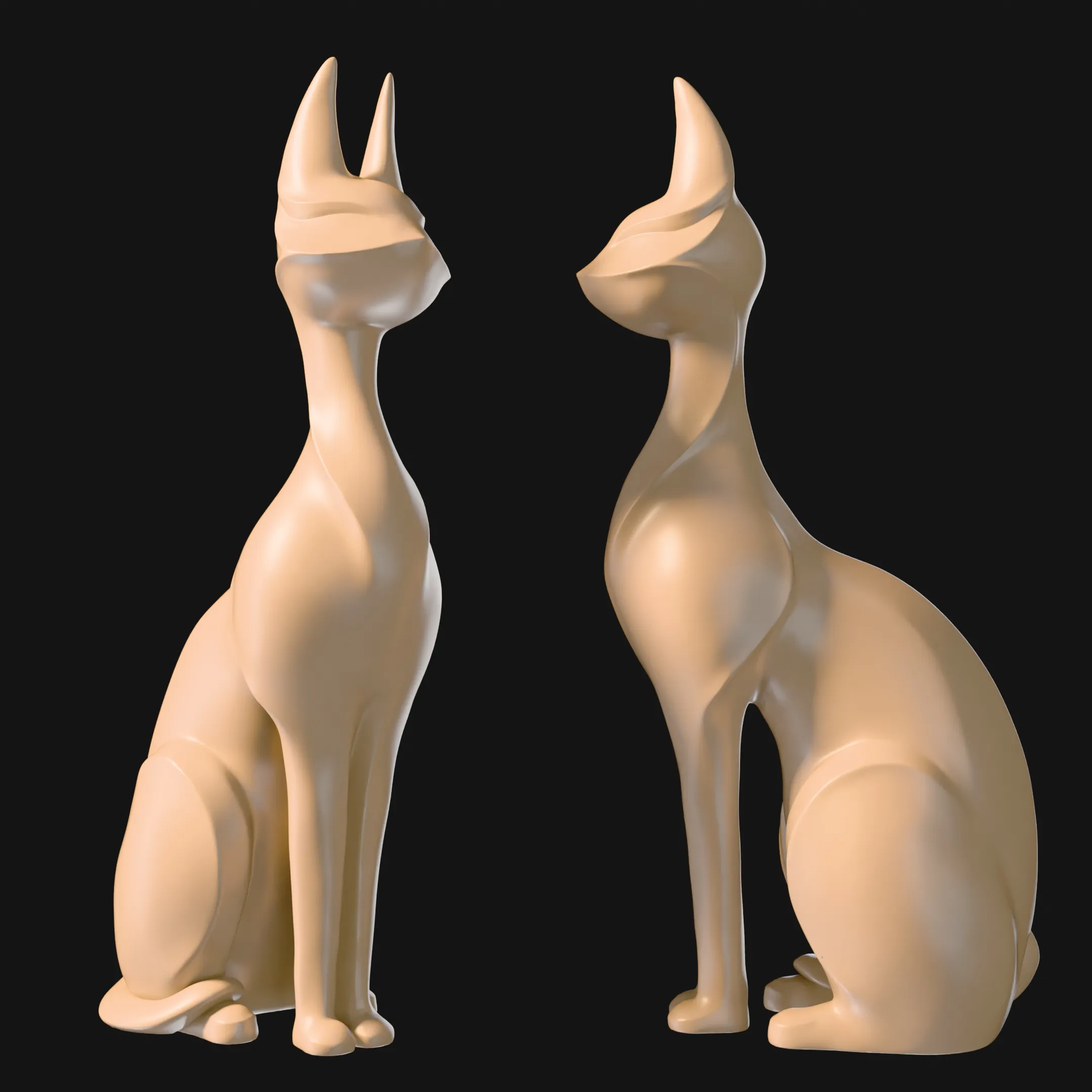 Cat Statue Sculpture