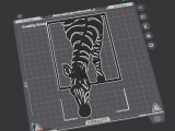 Zebra. Wall panel-4