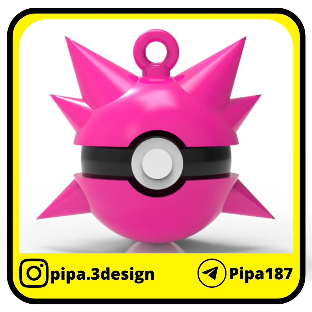POKEMON CHRISTMAS ORNAMENTS - POKEBALLS HAUNTER