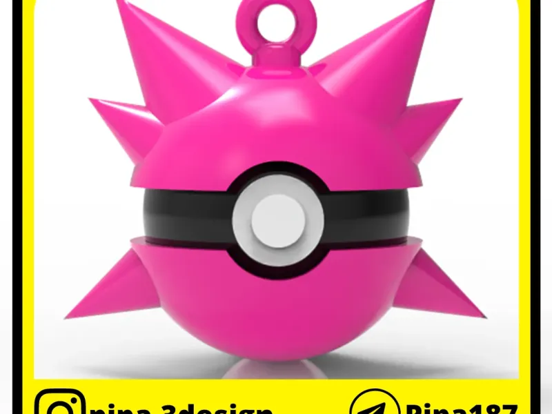 POKEMON CHRISTMAS ORNAMENTS - POKEBALLS HAUNTER