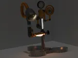 Steampunk Lamp-0