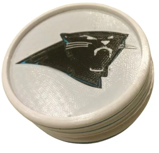 Коллекция Carolina Panthers Coaster STL