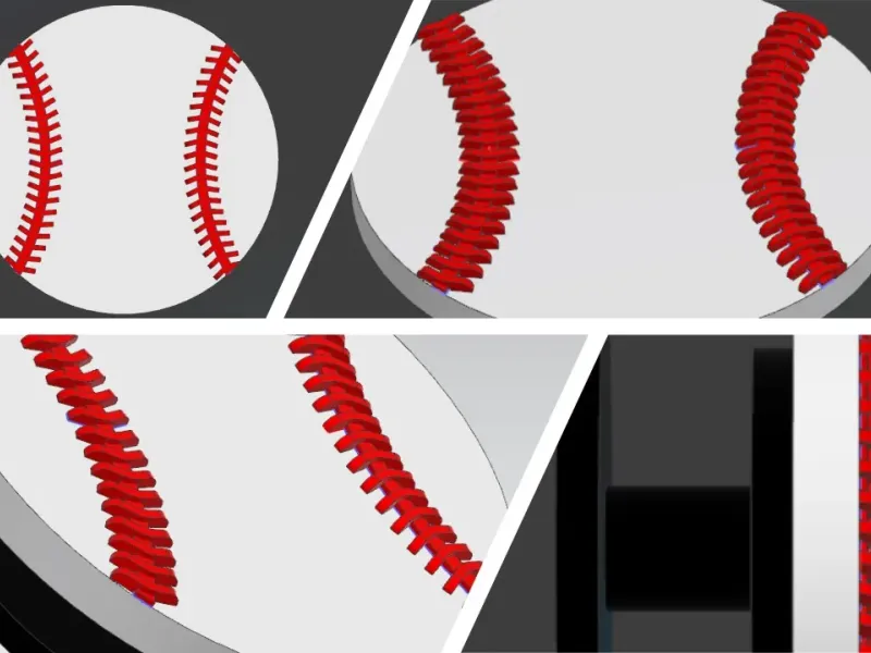 Beisbol Croc Charm Мяч (шарм для обуви)