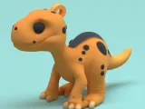 Cute dinosaur Keychain-0