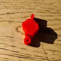 Mini Flip Middle Finger Keychain-3