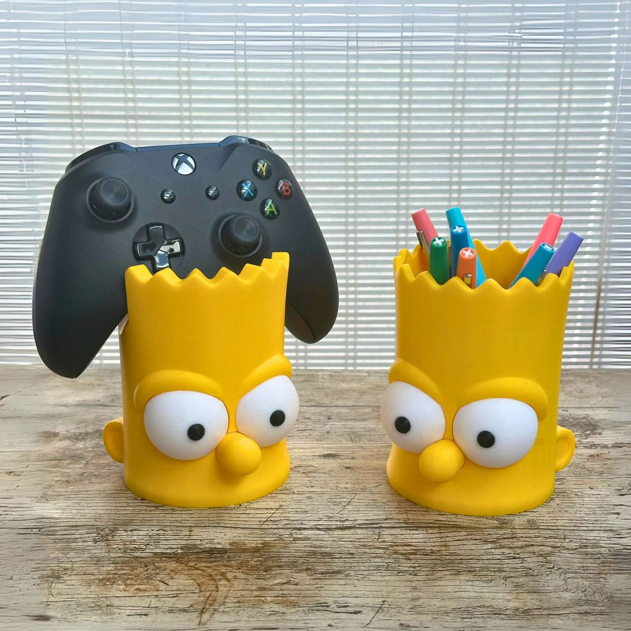 BART SIMPSON CONTROLLER HOLDER / PENCIL HOLDER