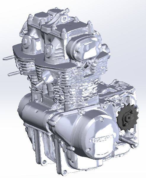 1971 Honda CB350 Engine | 3D models download | Creality Cloud