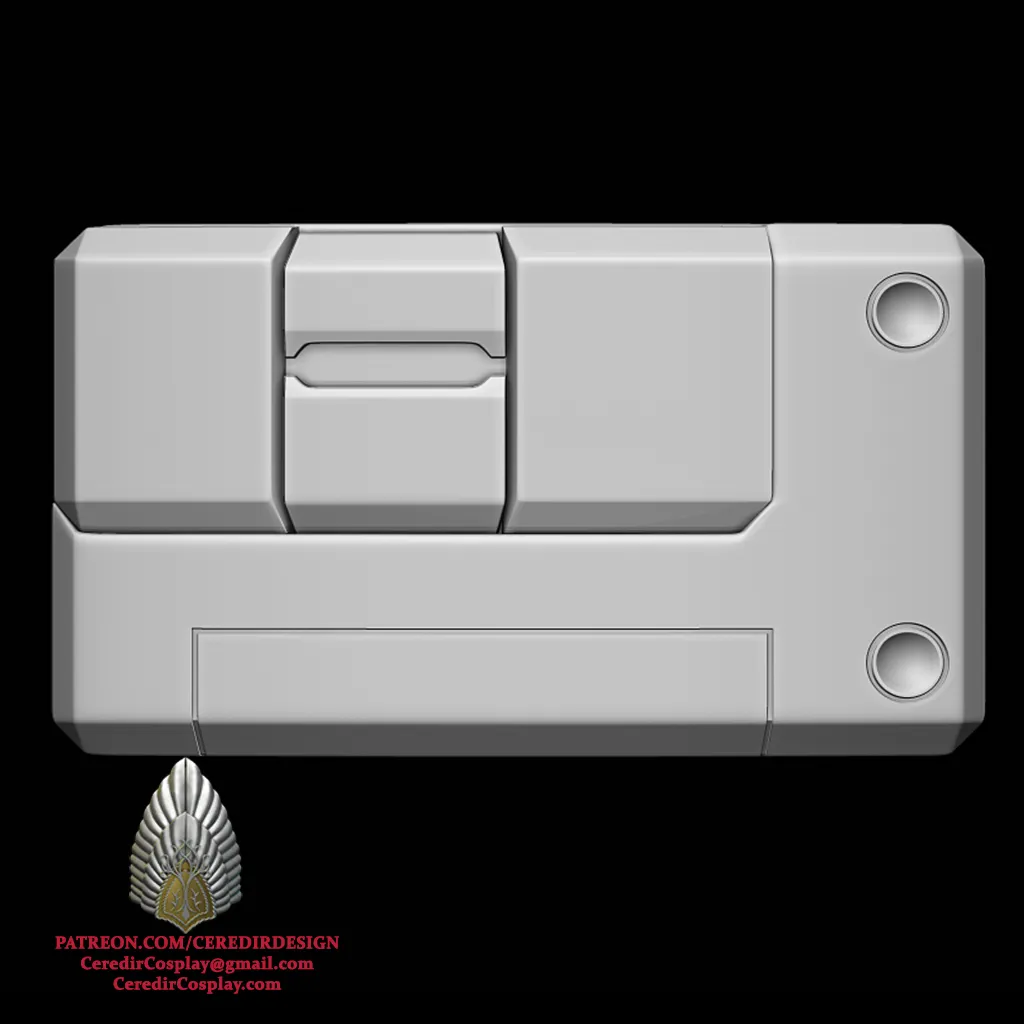 Mandalorian Armorer Belt Pieces 3D DIGITAL DOWNLOAD
