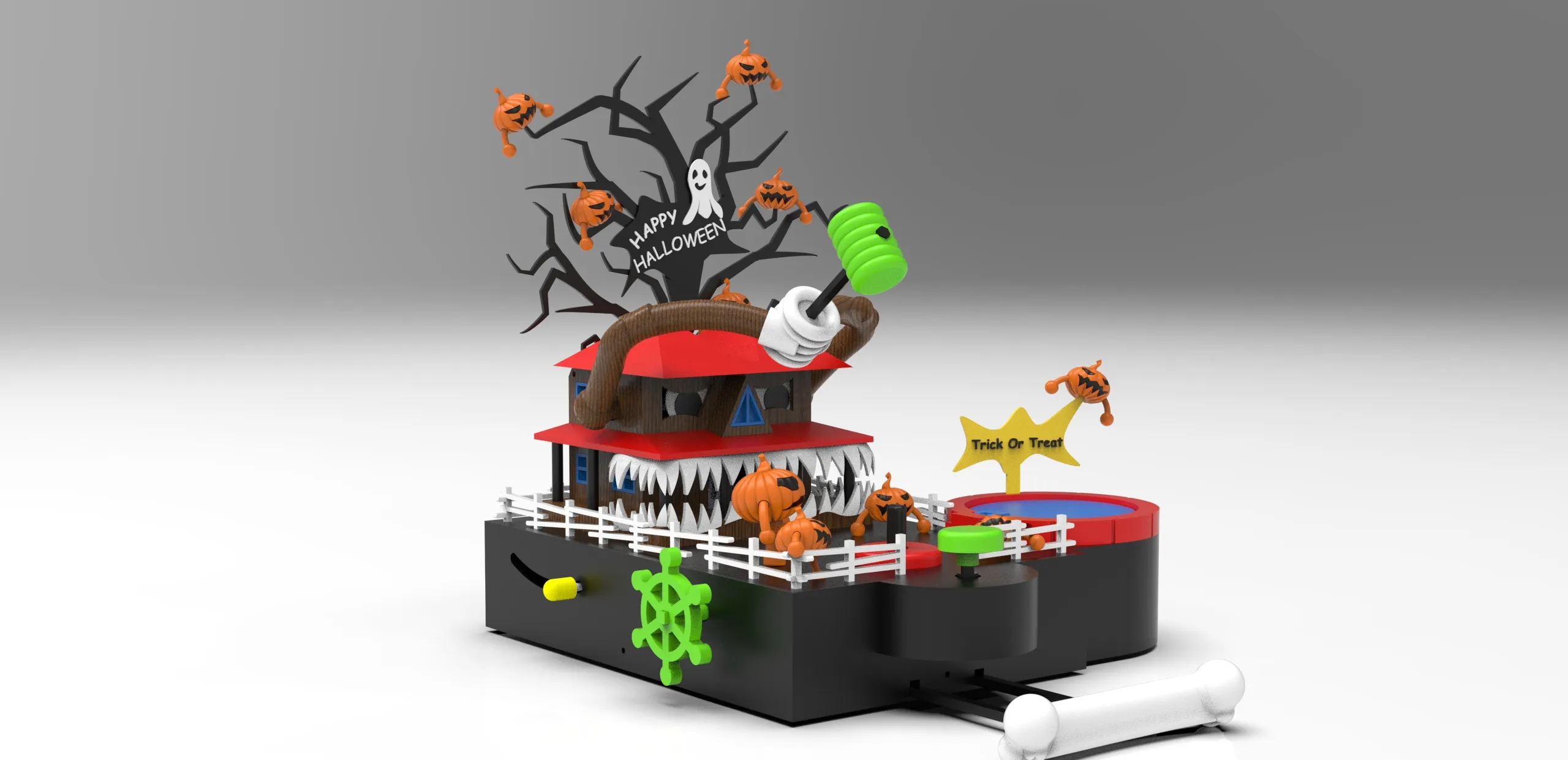 " Monster Game House-Try Your Luck"