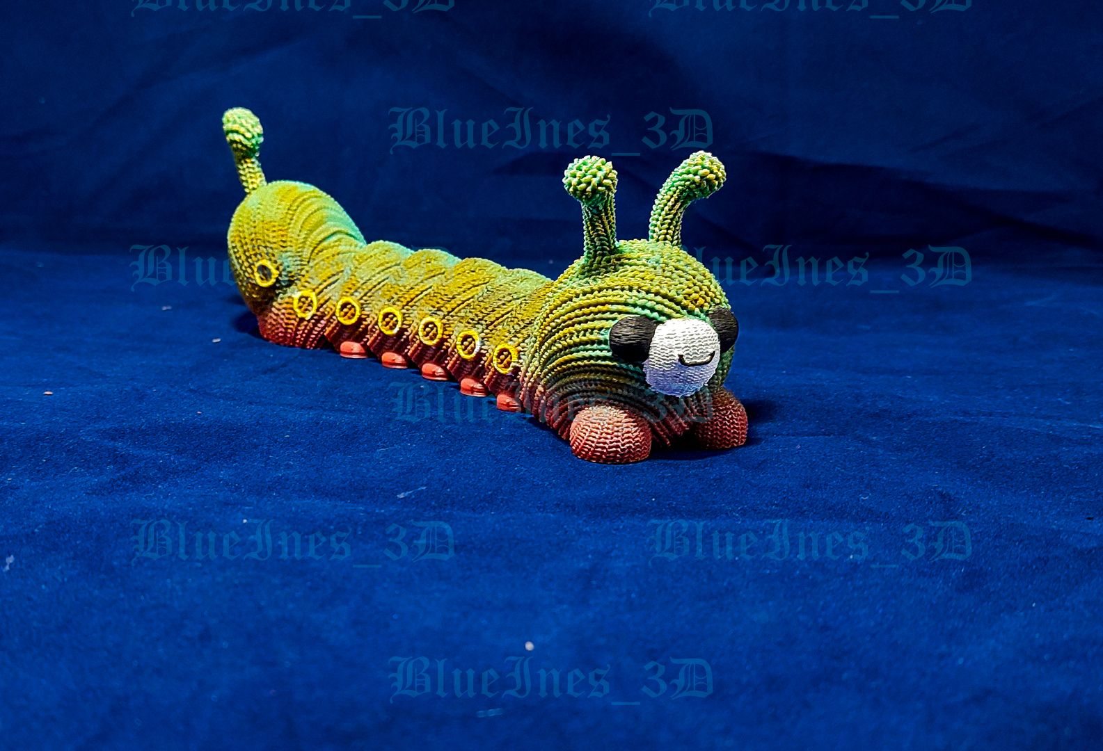 ARTICULATED CROCHET KNITTED CATERPILLAR | 3D models download | Creality