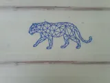 Leopard LowPoly WallArt-1