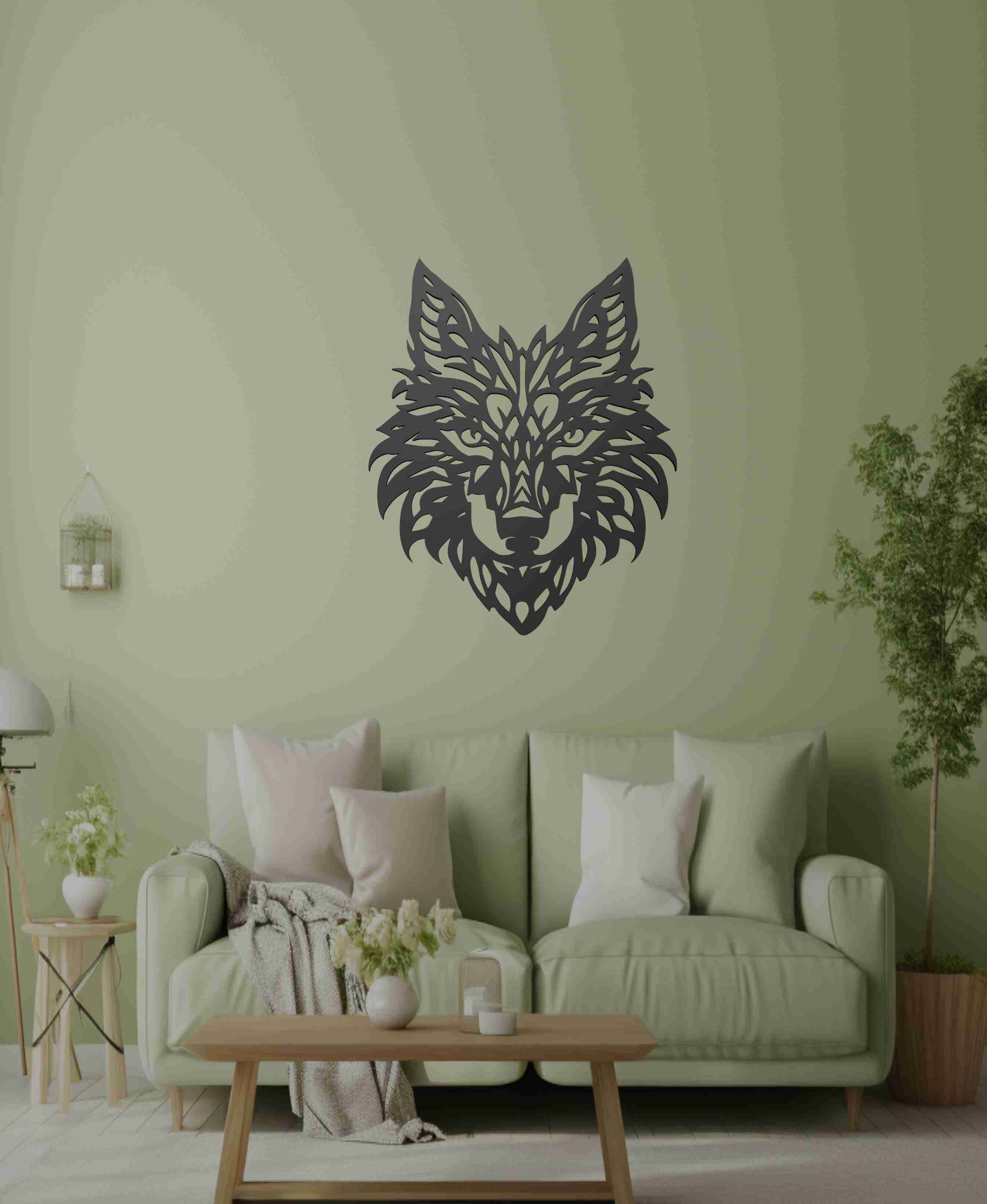 Wolf Wall Art | 3D models download | Creality Cloud