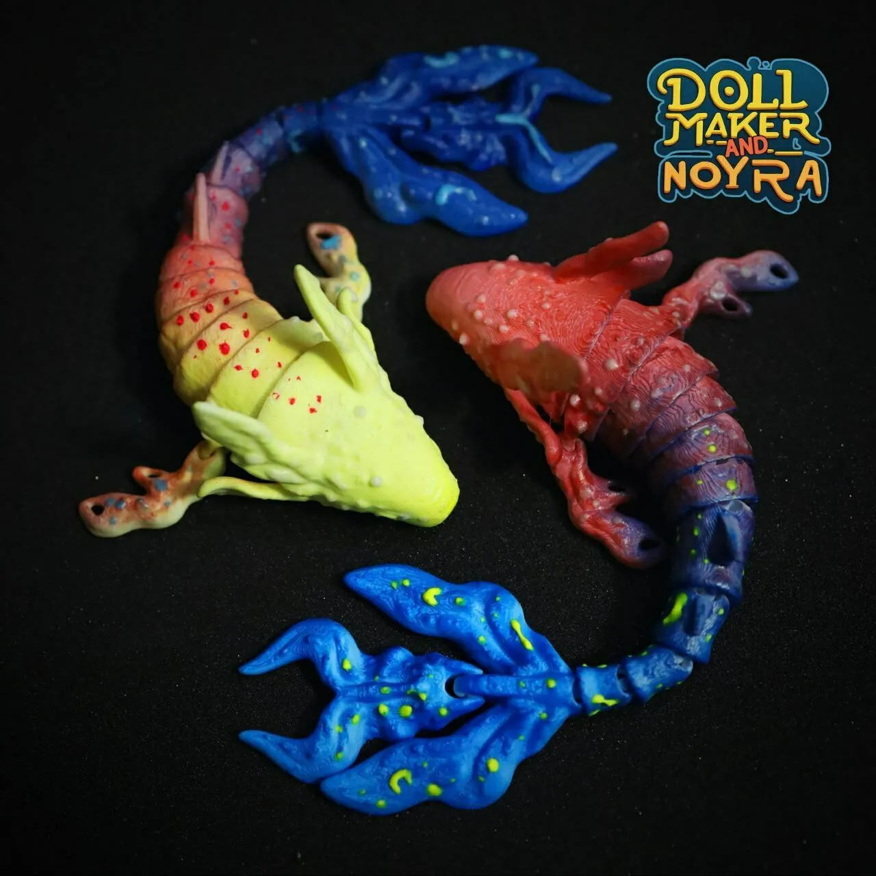 Flexi articulated and print on place magic carp koi