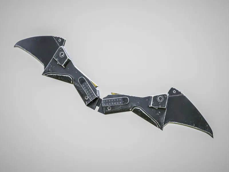 The Batman Chest Symbol Batarang - 3D Printable STL