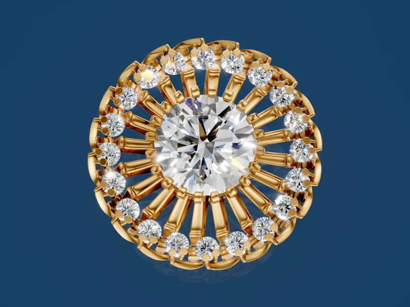 Diamond Cluster Earrings