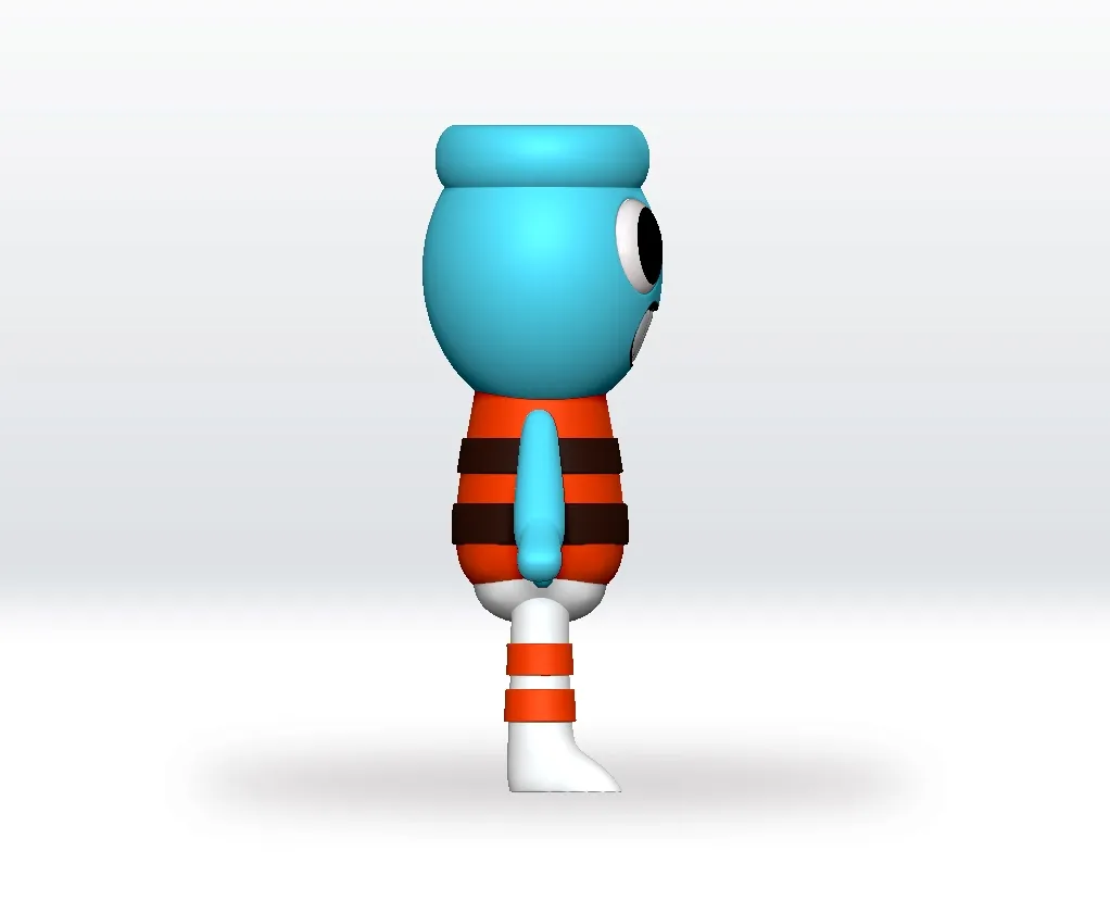 Finn 3D STL Model Dandy"s world STL file 3D Model Fanart