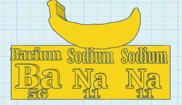 Periodic Table Banana