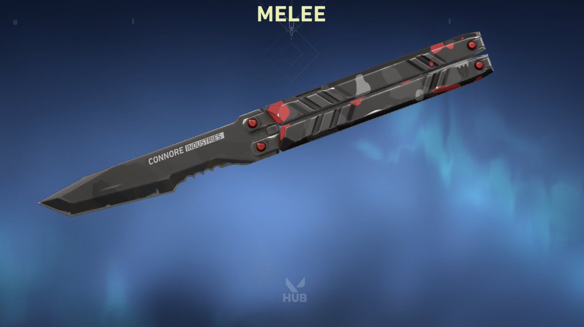 VALORANT BUTTERFLY KNIFE 3D models download Creality Cloud