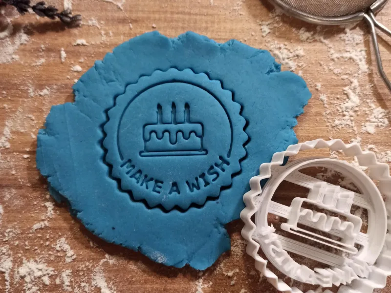 Happy Birthday Cake Cookie & Clay Cutter