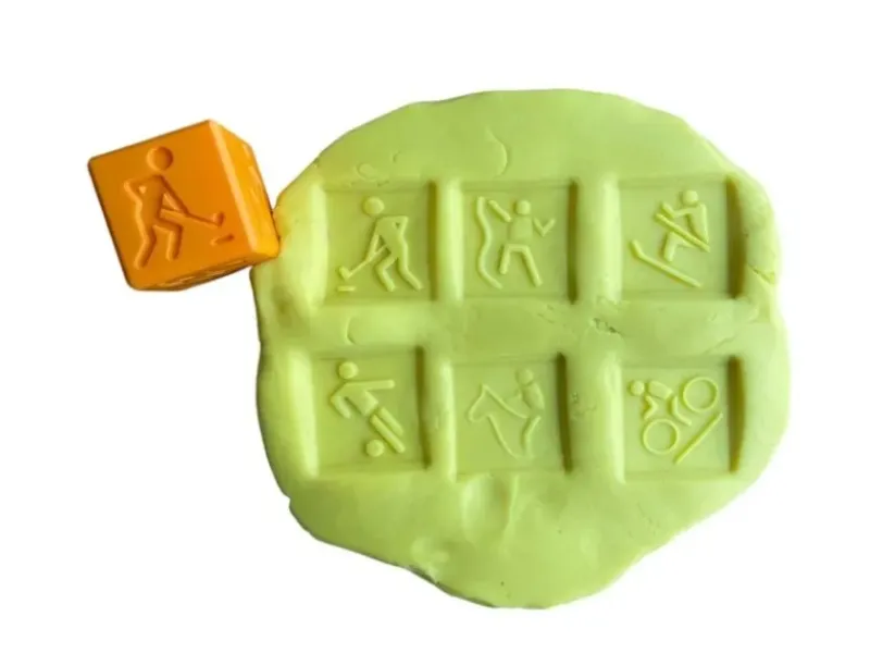 Educational SPORTS IMPRESSION Cube stamps - sensory learning