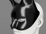 Masque Chat Design 3D | Modèle de Cosplay et Déguisement-1