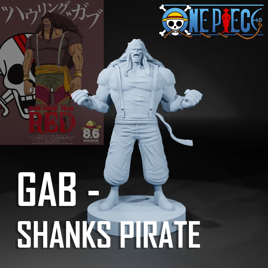 GAB - ONE PIECE - RED HAIR PIRATES
