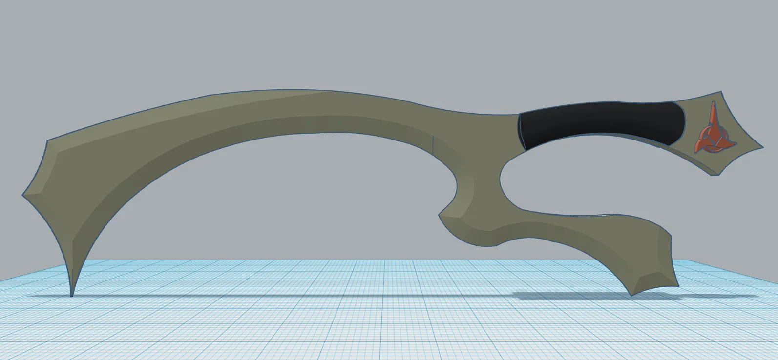 Hoja de batalla klingon Mek'leth 2