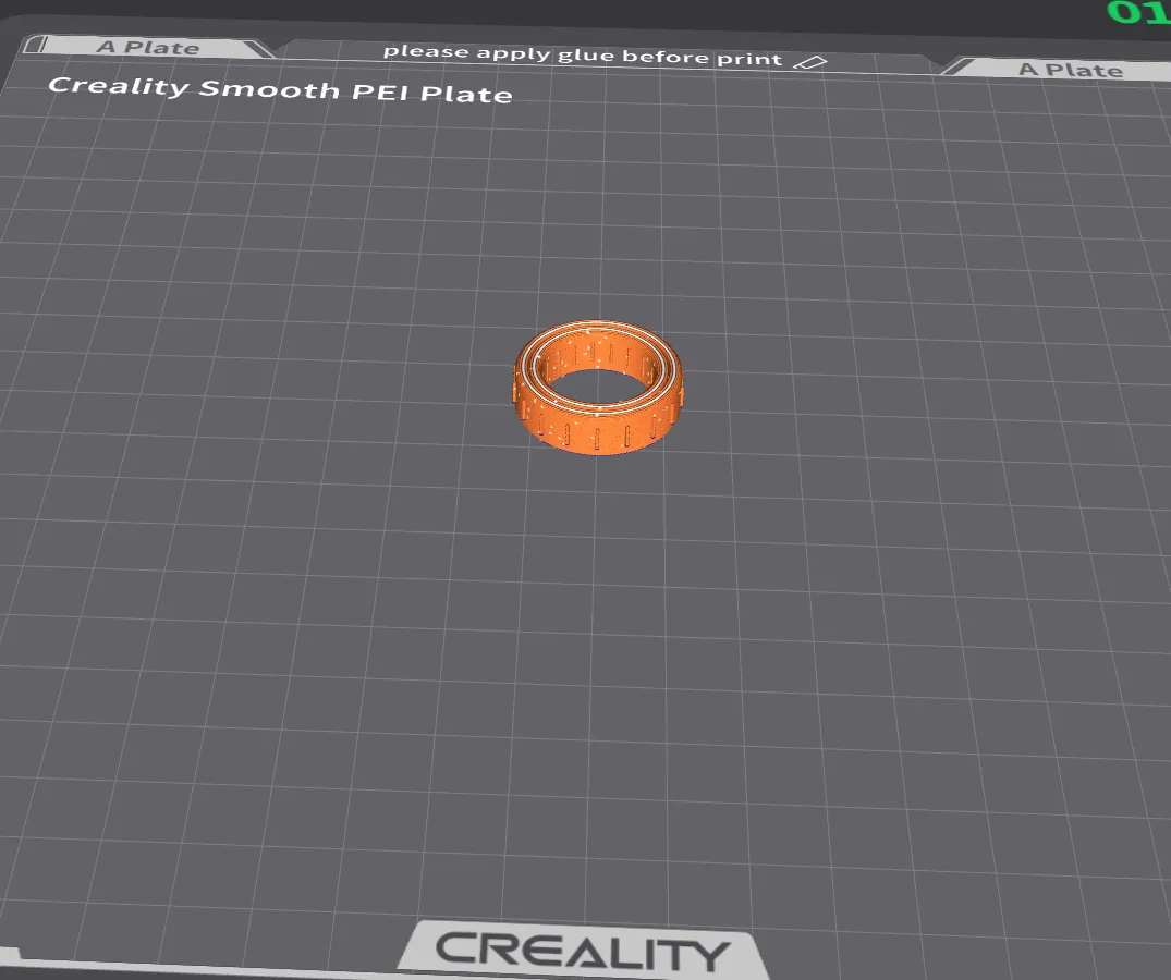 Fidget Ring - Print in Place