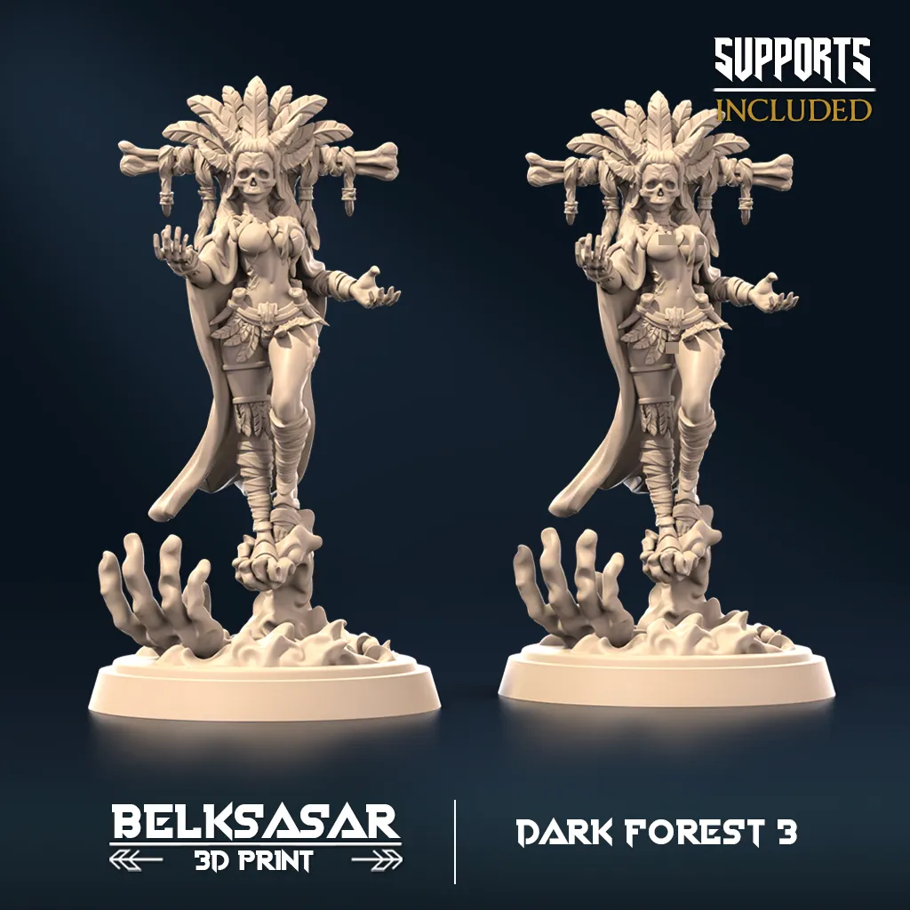 Forest Mistcaller C Nude and Normal