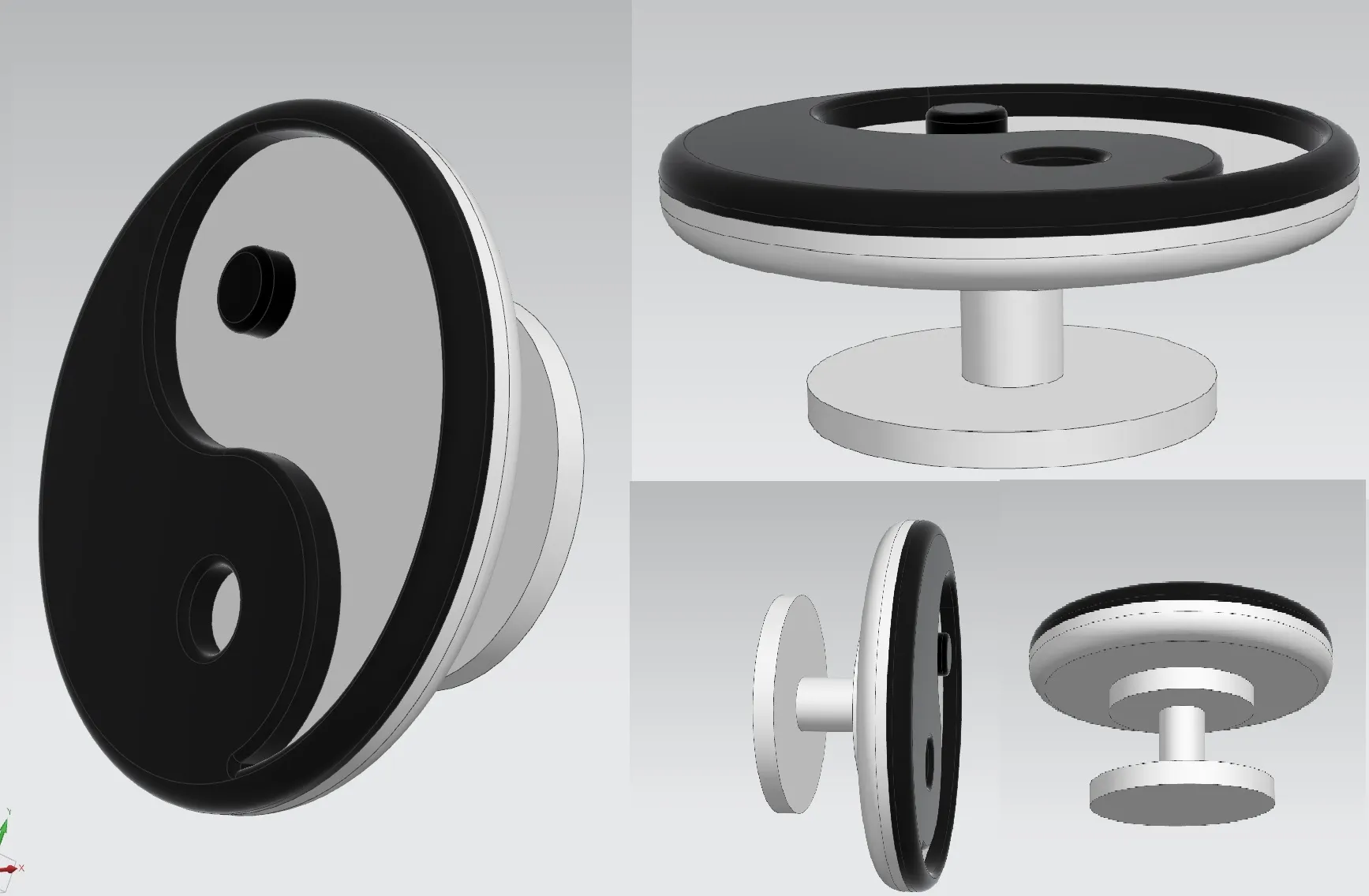 Ying Yang Tao Zen Croc Charm logo