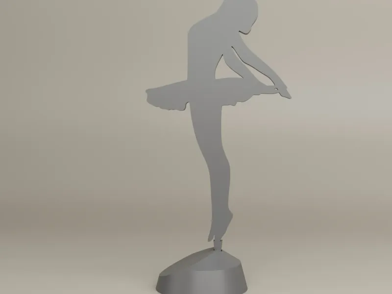 Ballerine impression 3D STL gratuit