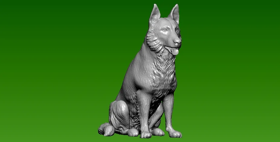 Shetland Sheepdog statue - 3D print