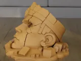 Broken King Statue 3D Print STL Model-2