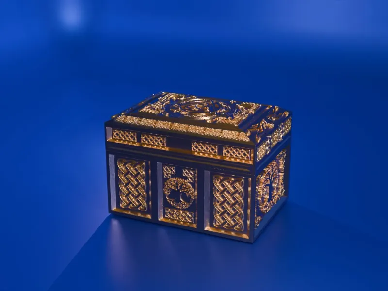 Celtic box / gift -painted 3mf