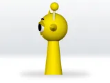 Simon Yellow Sprunki STL, 3mf, Obj, 3D Model Split file-3
