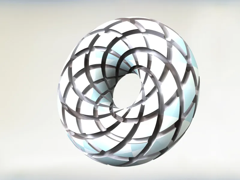 Rodin Coil Torus .STL 8 INCHES Diameter Coil | 2x8 groves