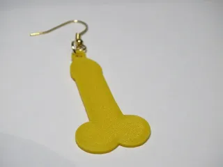 Penis earrings