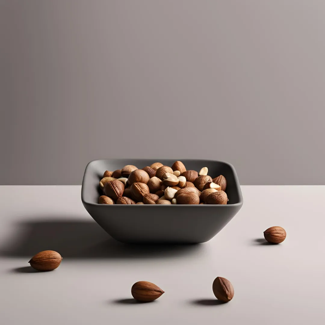 Minimalist Square Bowl "Nuts home"