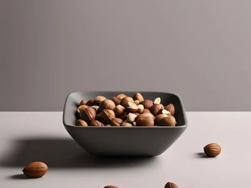 Ciotola quadrata minimalista "Nuts home"