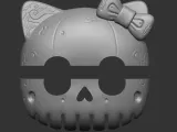 Máscara Hello Kitty Skull-5