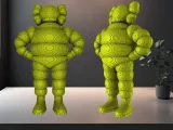 Voxel KAWS Chum - Pixel Art (Multiple Detail Levels)-2