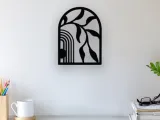 Abstract Leaf Wall Art-0