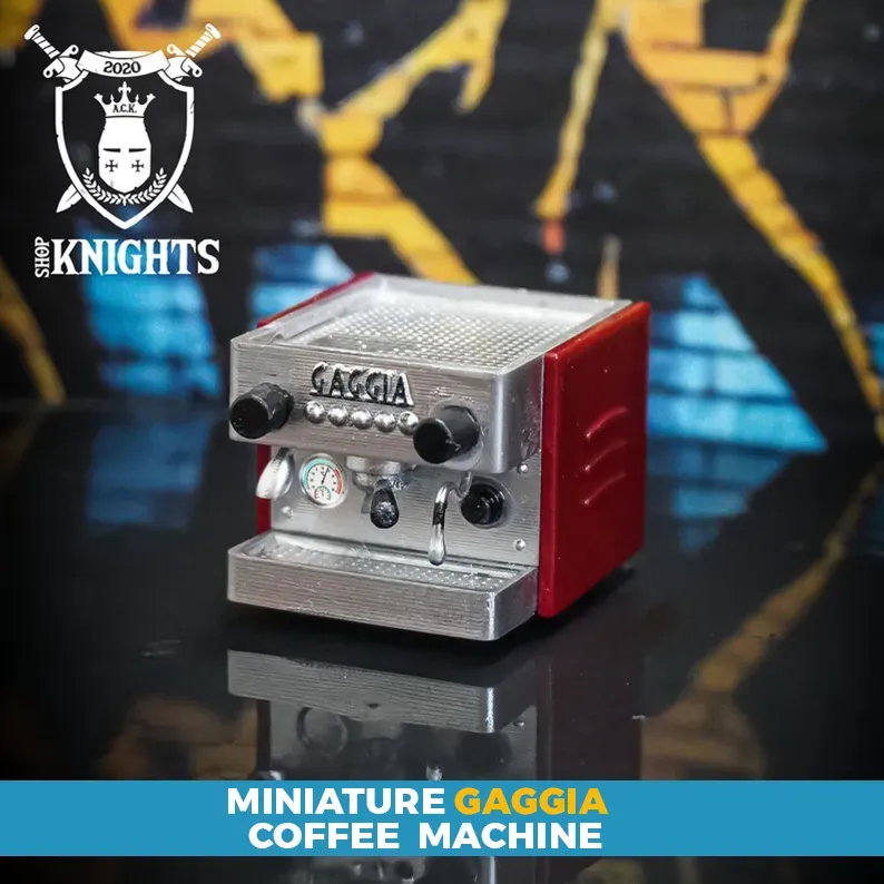 MINIATURE GAGGIA COFFEE MACHINE DIORAMA PART DOLLHOUSE