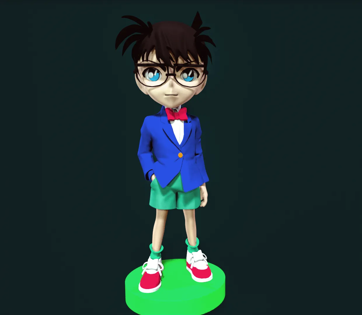 DETECTIVE CONAN - SHINI CHI KUDO - 3D PRINT