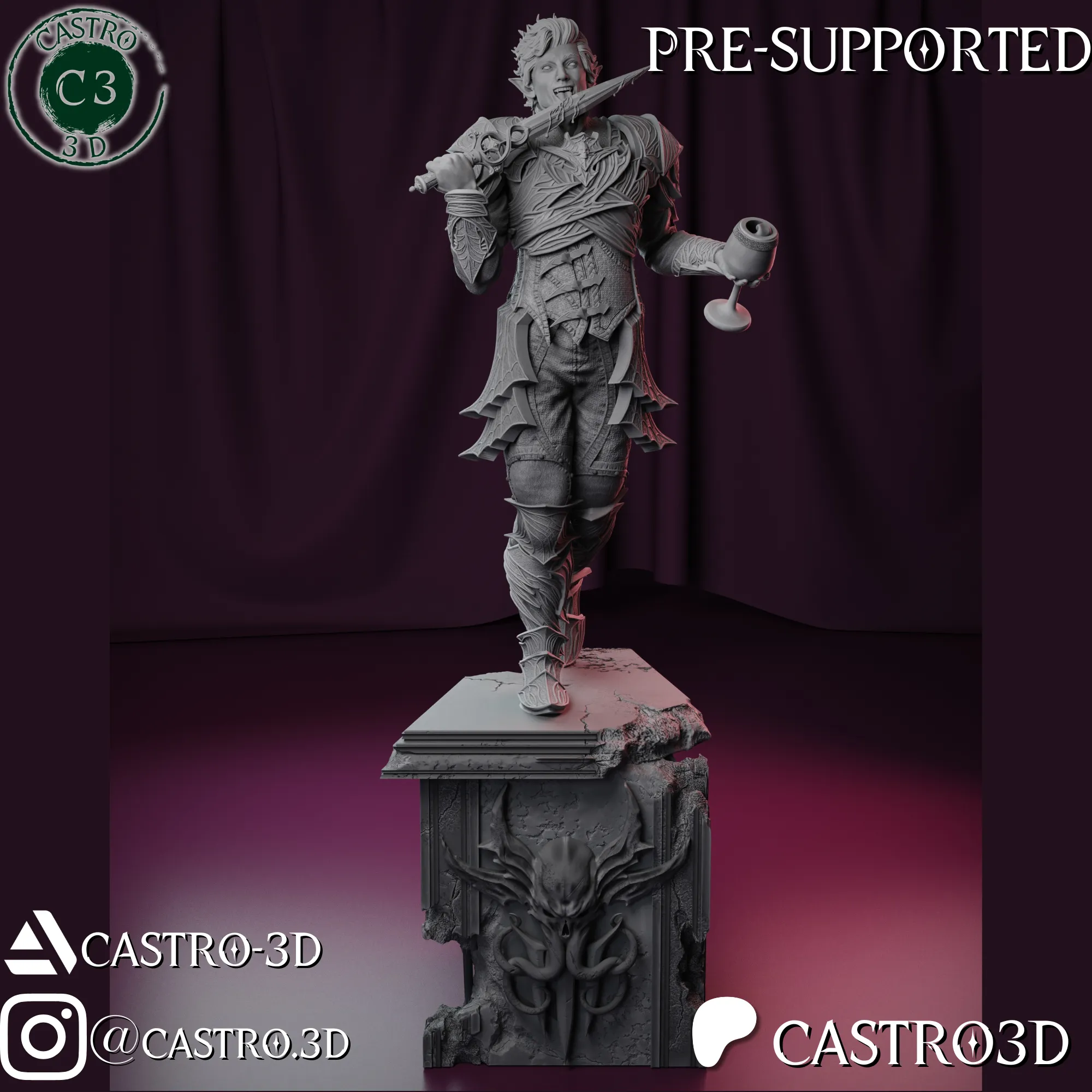 Astarion Ancunin - Baldurs Gate 3 Miniature Collection
