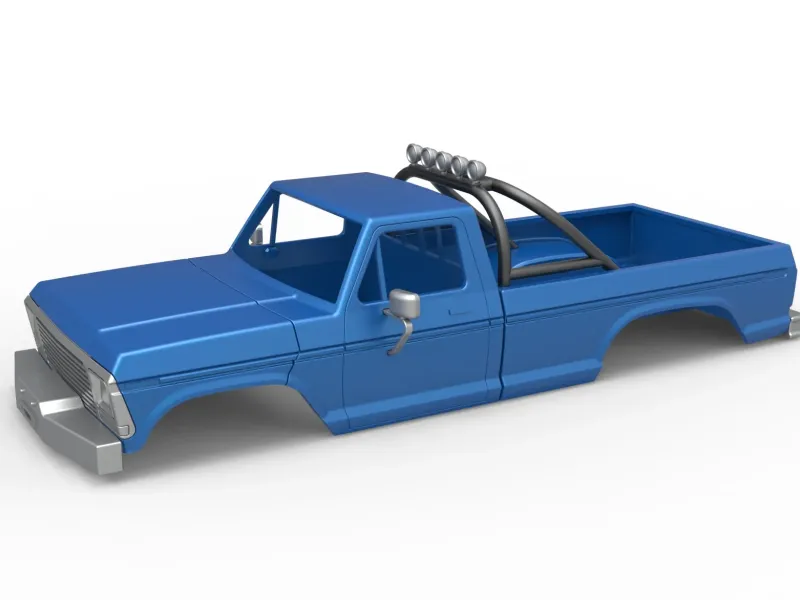 Shell of Vintage Monster Truck Version 2 Scale 1:25