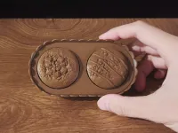 Fidget Clicker Donkere Chocoladekoek